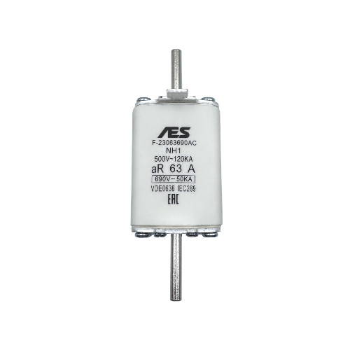 Предохранитель для солнечной энергетики ножевой AES NH1 80А 1000DC gPV без бойка